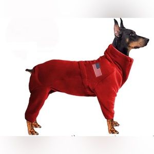 Red Dog Fleece Coat